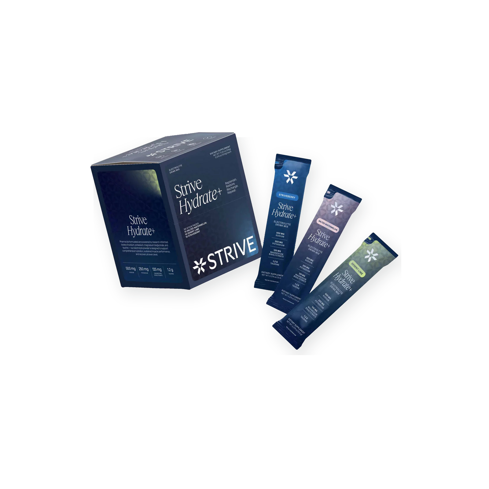 Hydrate+ Electrolyte Drink Mix by Strive Pharmacy