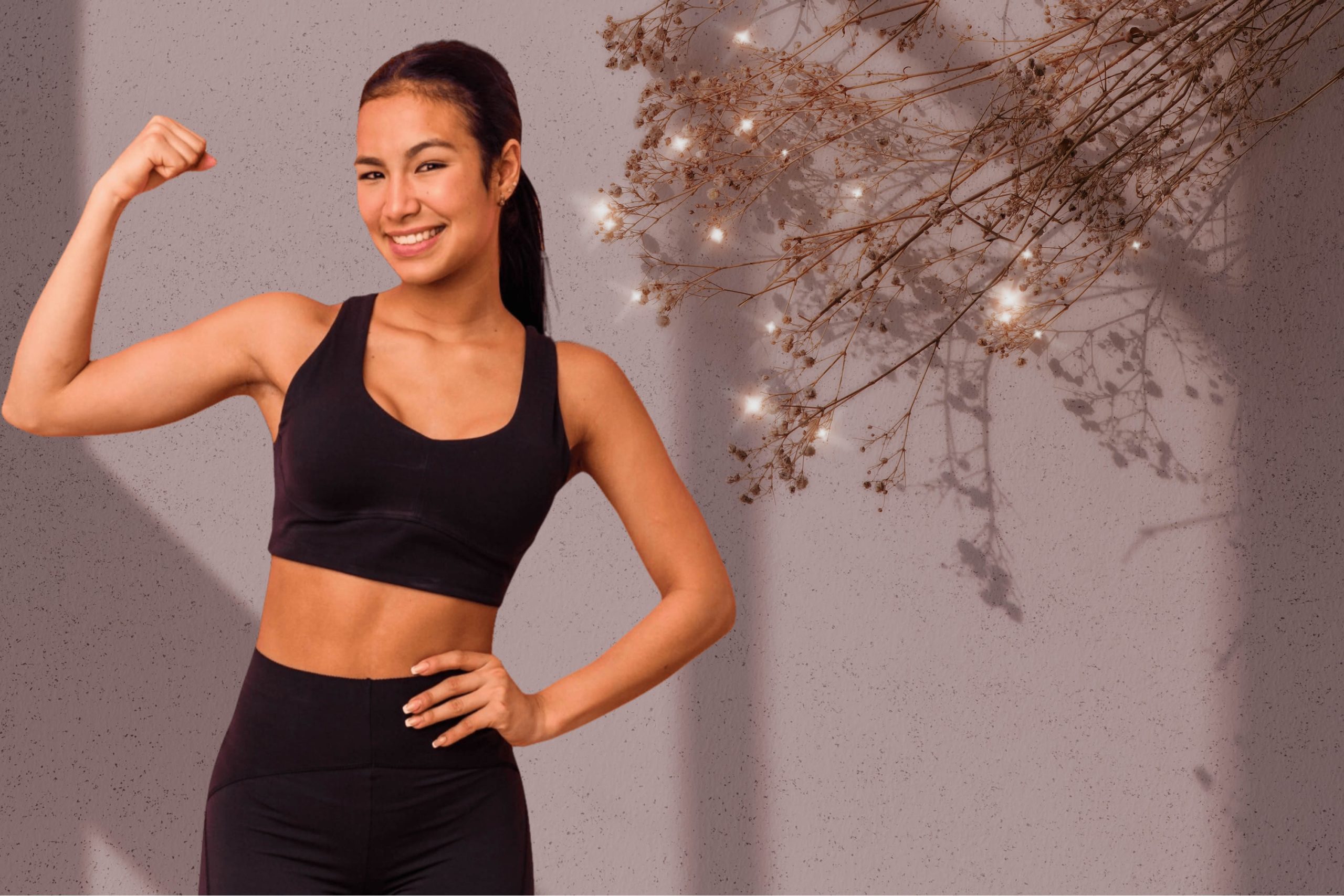 Adult woman in activewear